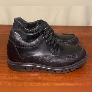 Calto T9112 Invisible Elevator Boots 3” Height Increase  Casual Leather Mens 6.5